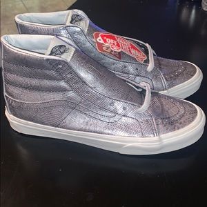 NEW Vans Sk8 Hi Slim Disco Python Womens 10
